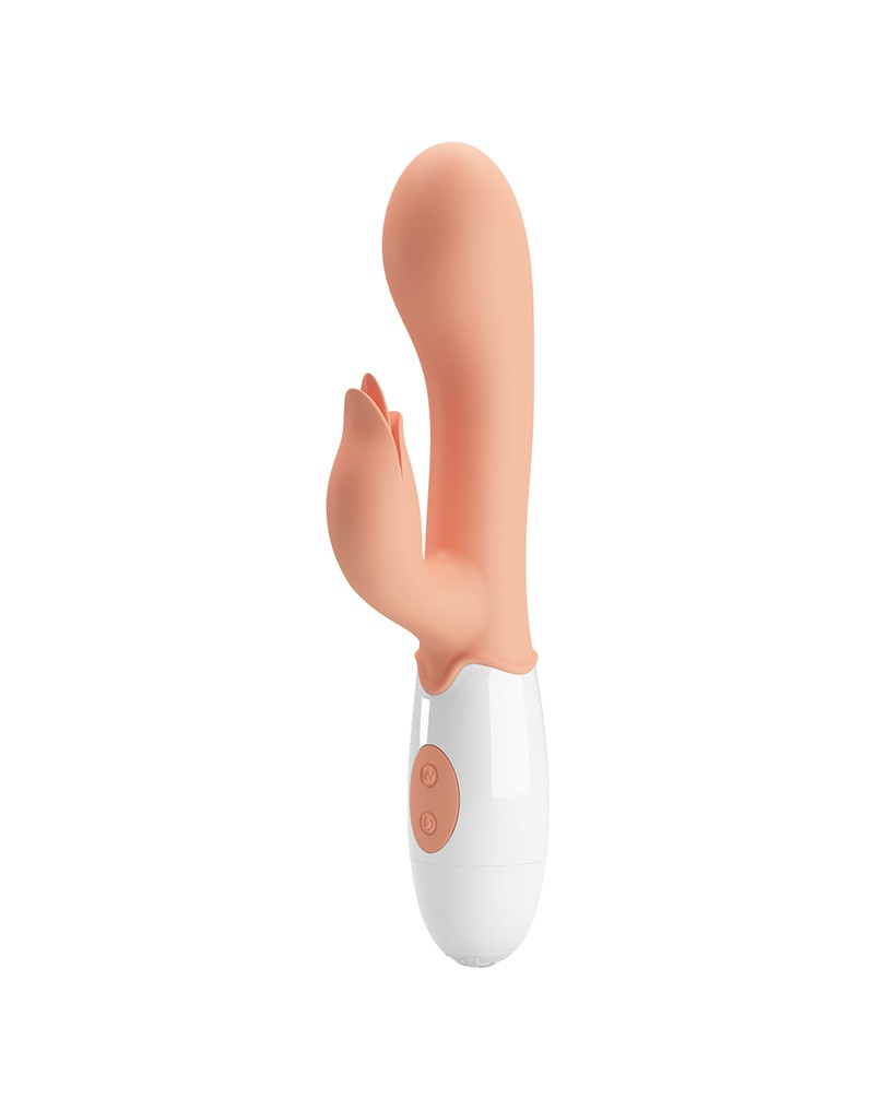 Pretty Love – Bloody Mary – Rabbit-Vibrator mit Klitorisstimulator – Nude