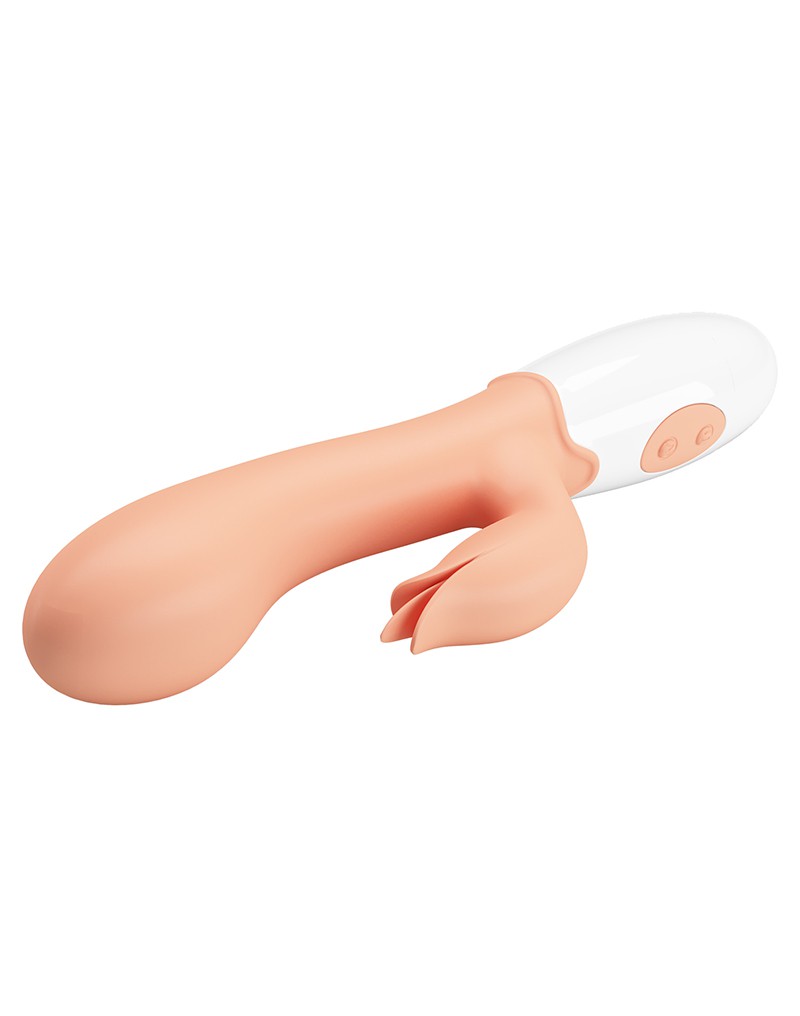 Pretty Love – Bloody Mary – Rabbit-Vibrator mit Klitorisstimulator – Nude