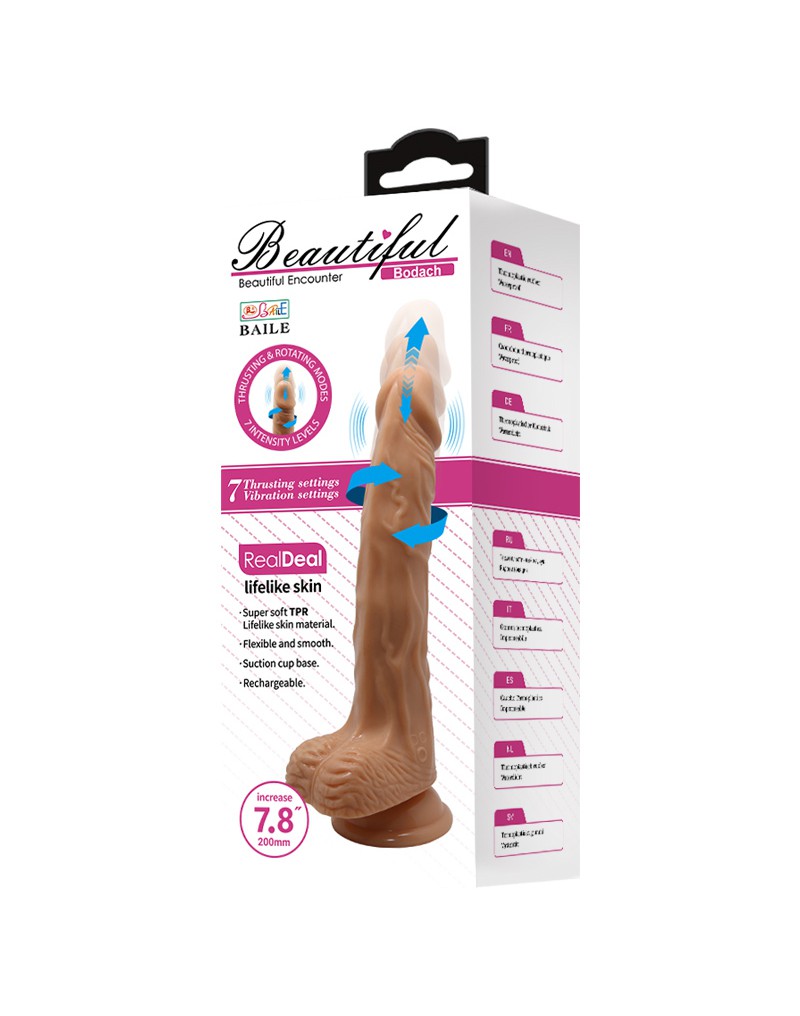 2: Pretty Love - Bodach - Vibrierender Dildo - Braun