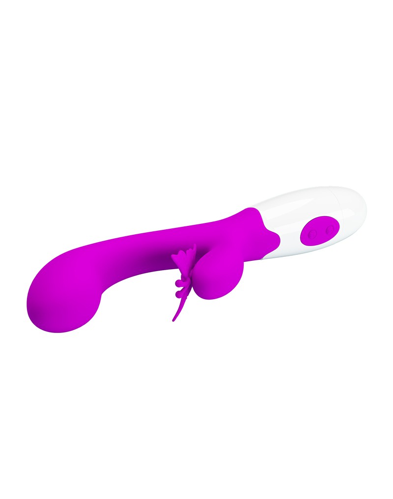 Pretty Love - Butterfly Kiss - Rabbit-Vibrator - Pink