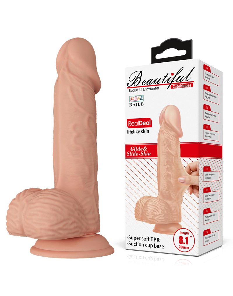 10: Pretty Love - Catoblepas - Realistischer Dildo 20.6 cm - Nude
