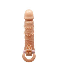 Pretty Love – Connor – Penishüllen-Vibrator mit Klitorisstimulator – Nude