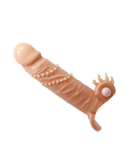 1: Pretty Love – Connor – Penishüllen-Vibrator mit Klitorisstimulator – Nude