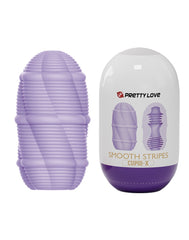 Pretty Love - Cupid X - Smooth Stripes - Masturbator - Lila, Weiß