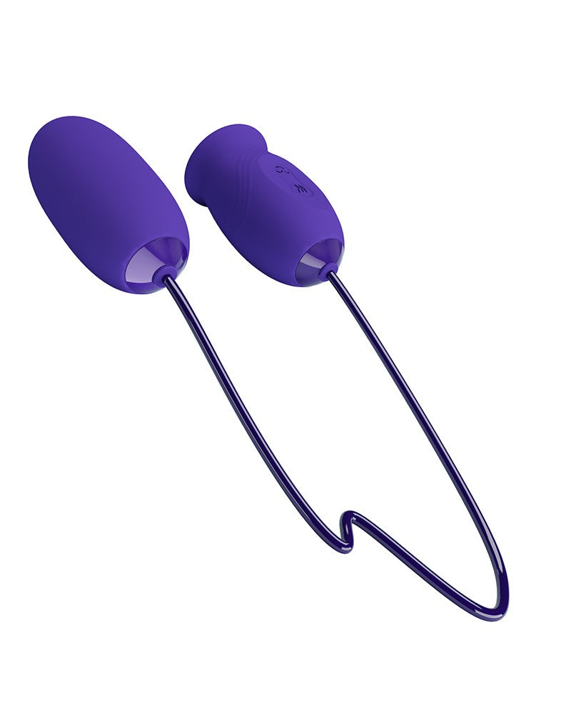 5: Pretty Love - Daisy-Youth - 2 in 1 Klitorislecker und vibrierendes Ei - Lila