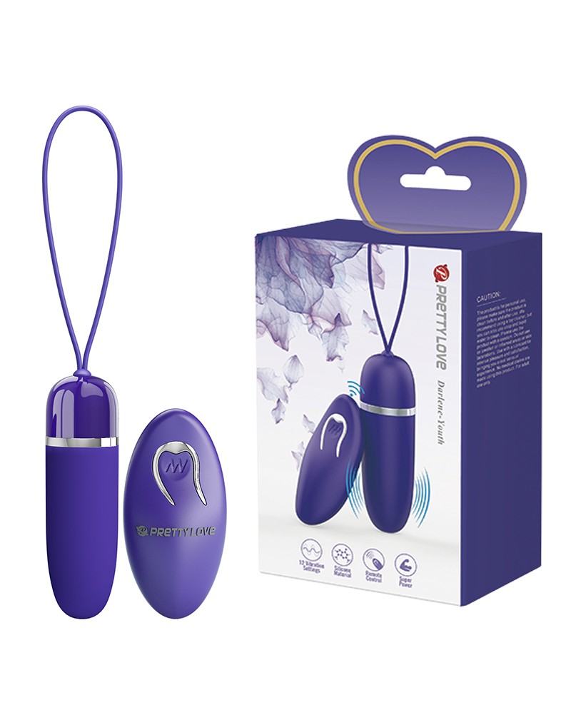 9: Pretty Love - Darlene-Youth - Eiervibrator mit Fernbedienung - Lila