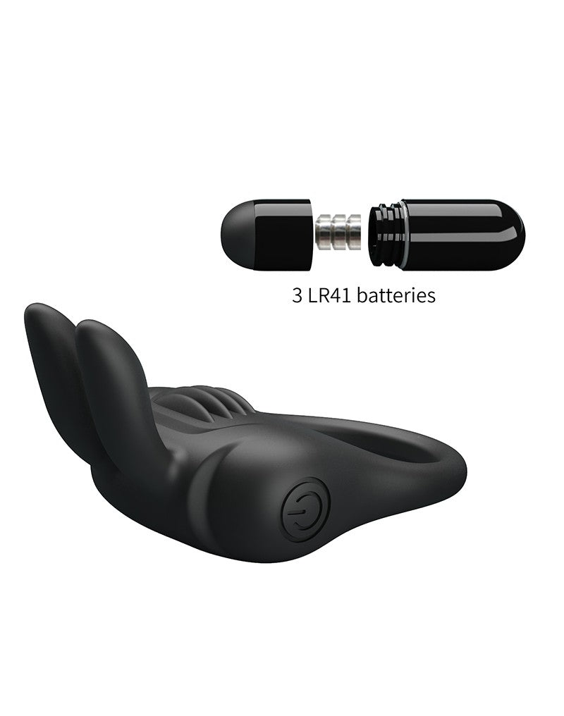 4: Pretty Love - Davion - Cockring-Vibrator - Schwarz