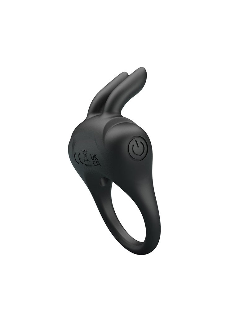 8: Pretty Love - Davion - Cockring-Vibrator - Schwarz