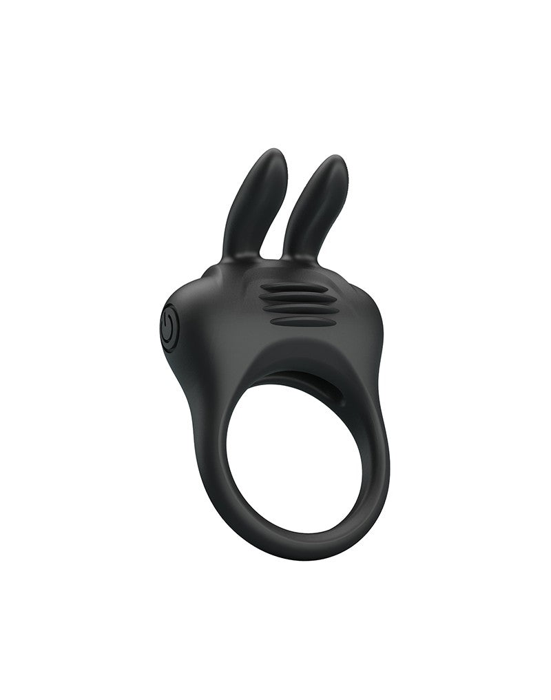 9: Pretty Love - Davion - Cockring-Vibrator - Schwarz