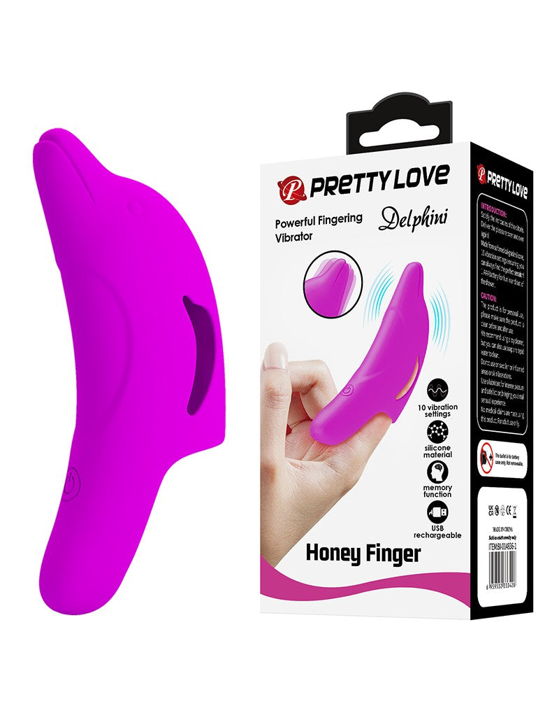 Pretty Love - Delphini - Fingervibrator - Lila
