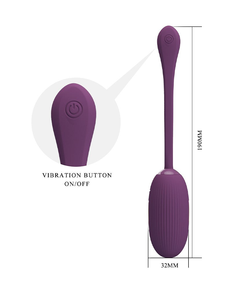 Pretty Love - Doreen - Wearable Electric Shock Vibrator mit App-Steuerung - Lila