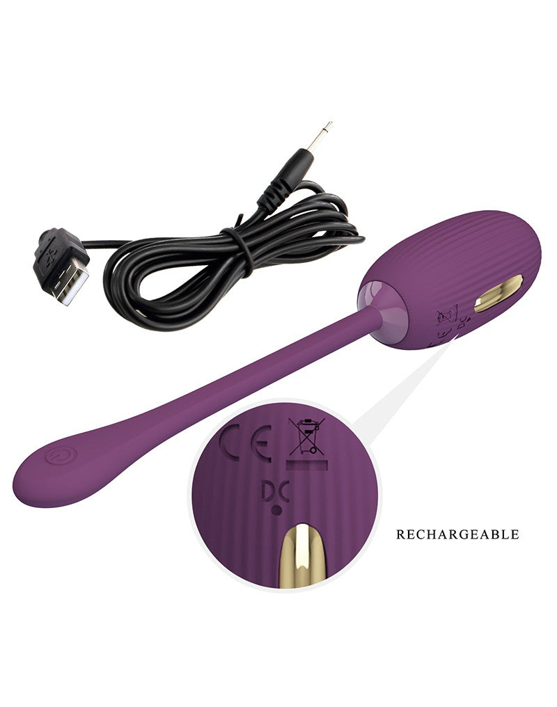 Pretty Love - Doreen - Wearable Electric Shock Vibrator mit App-Steuerung - Lila