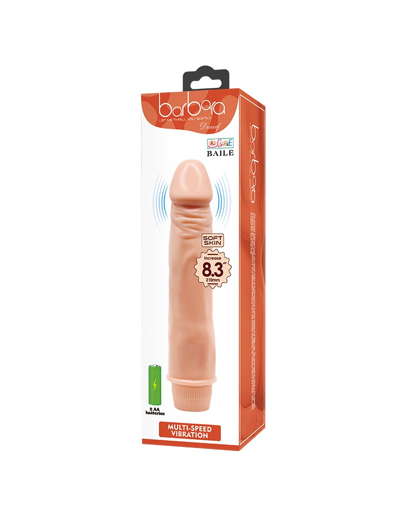 2: Pretty Love - Dwarf - Vibrierender Dildo - Nude