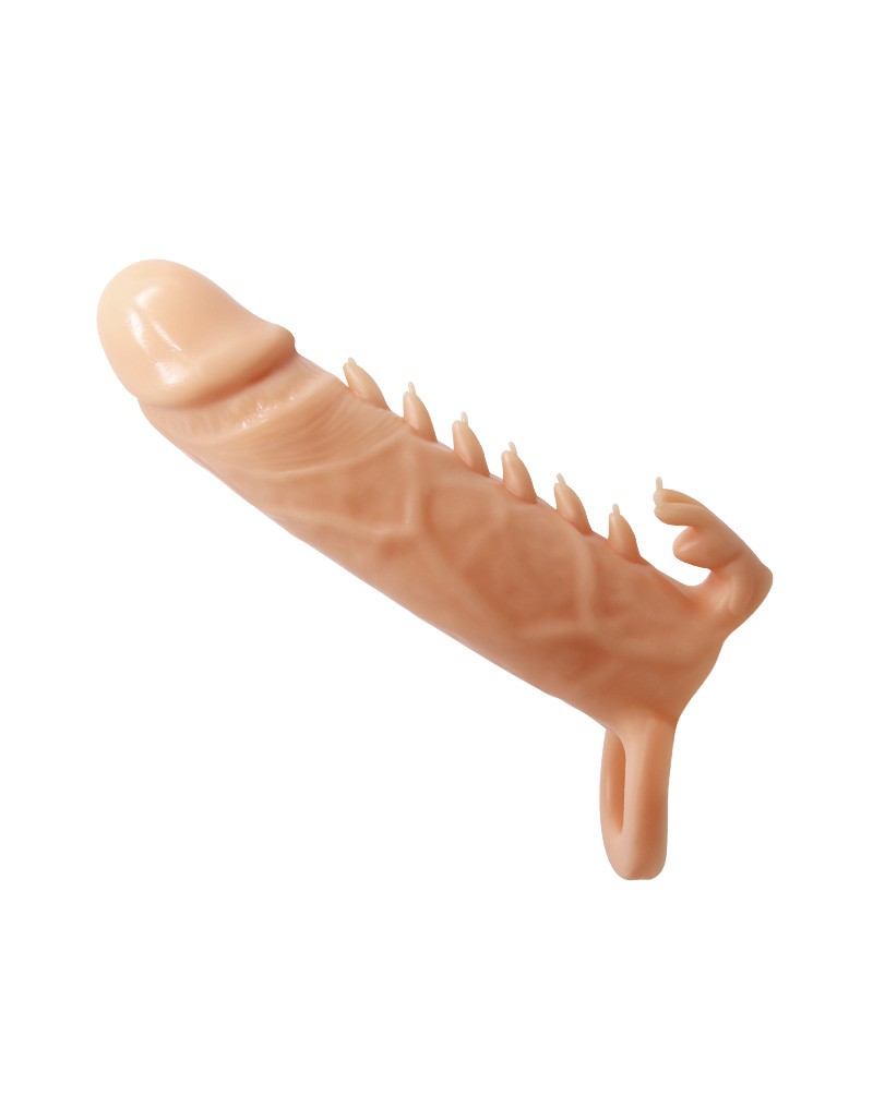 Pretty Love - Emmitt - Penishülle mit geripptem Design - Nude
