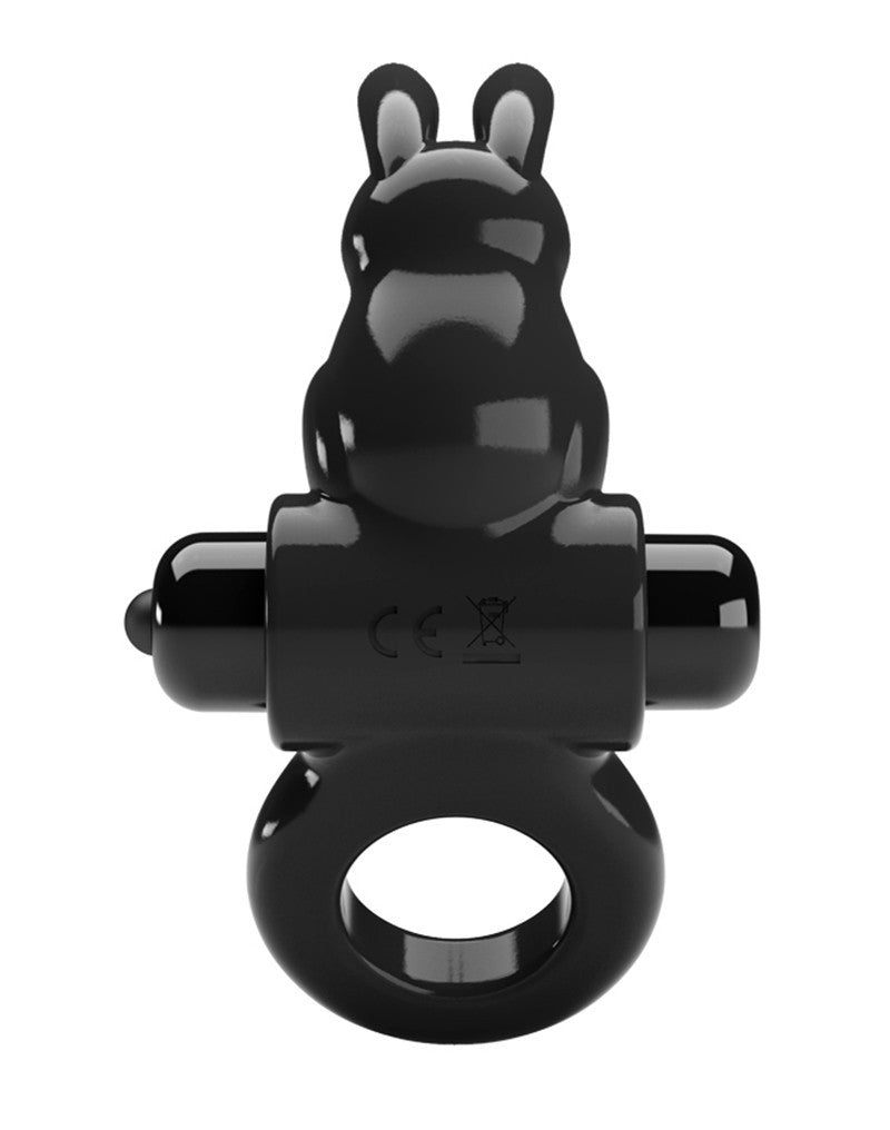 Pretty Love - Exciting Ring - Vibrierender Cockring - Schwarz
