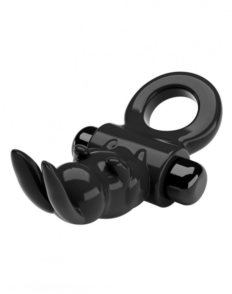 Pretty Love - Exciting Ring - Vibrierender Cockring - Schwarz