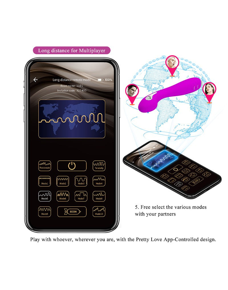 Pretty Love - Homunculus - Elektroschock-Vibrator - Lila