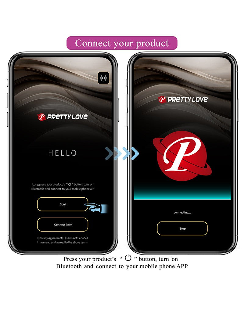 Pretty Love - Homunculus - Elektroschock-Vibrator - Lila