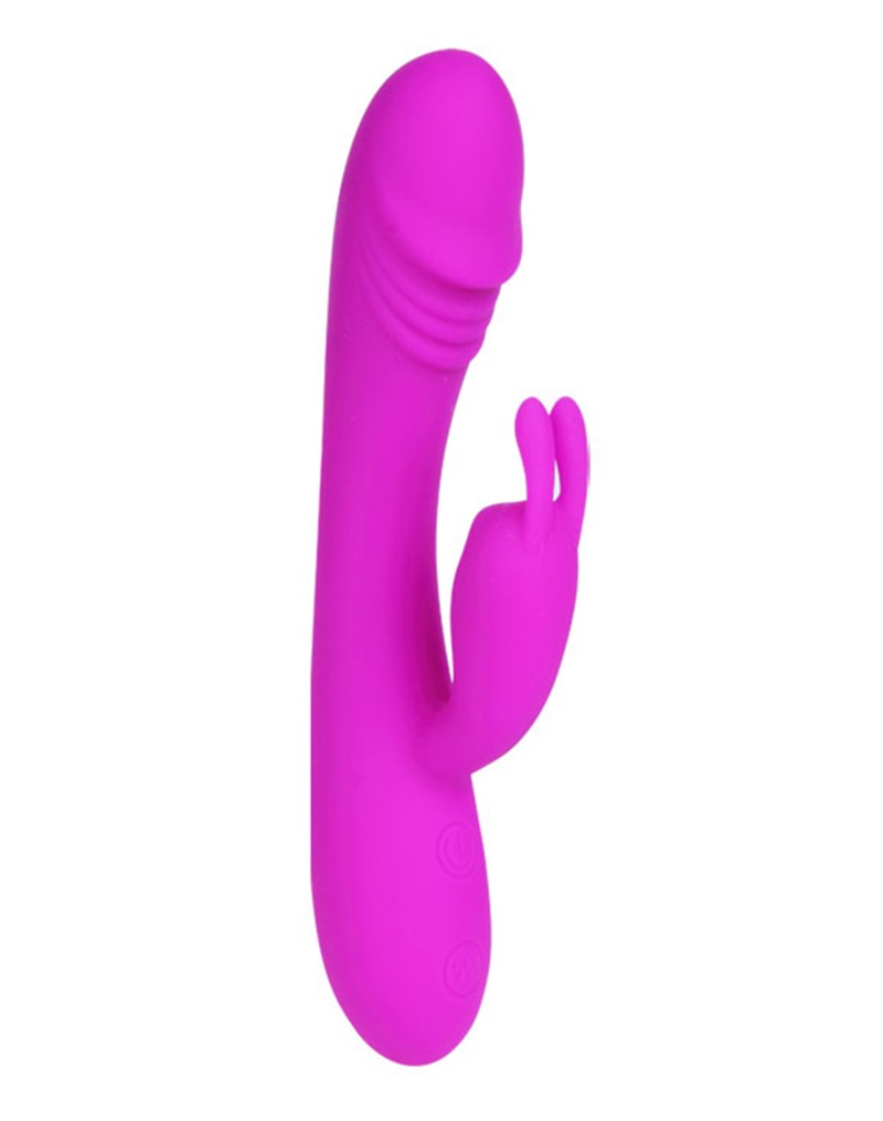 Pretty Love - Hunter - Kaninchen-Vibrator - Deep Rose