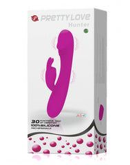 Pretty Love - Hunter - Kaninchen-Vibrator - Deep Rose