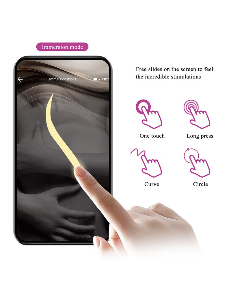 Pretty Love - Jefferson - Elektrischer Schock Buttplug mit App-Steuerung - Lila
