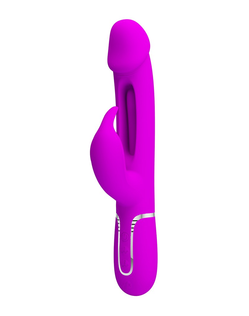 3: Pretty Love - Kampas - Rabbit Vibrator 3 in 1 - Lila