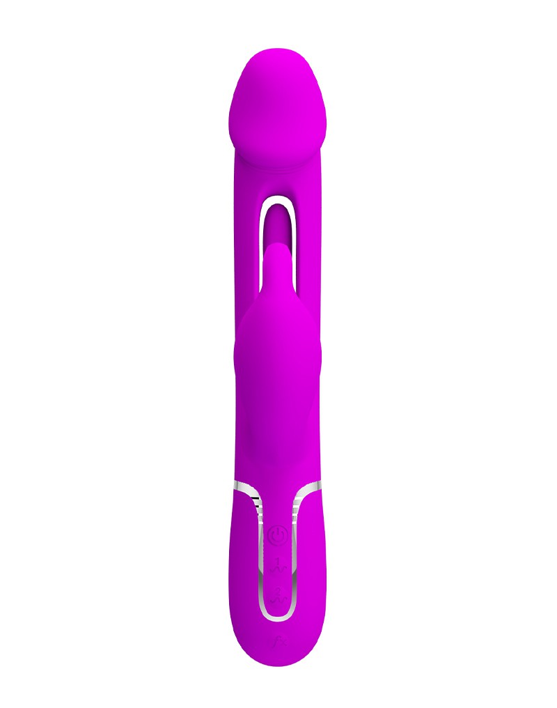 5: Pretty Love - Kampas - Rabbit Vibrator 3 in 1 - Lila