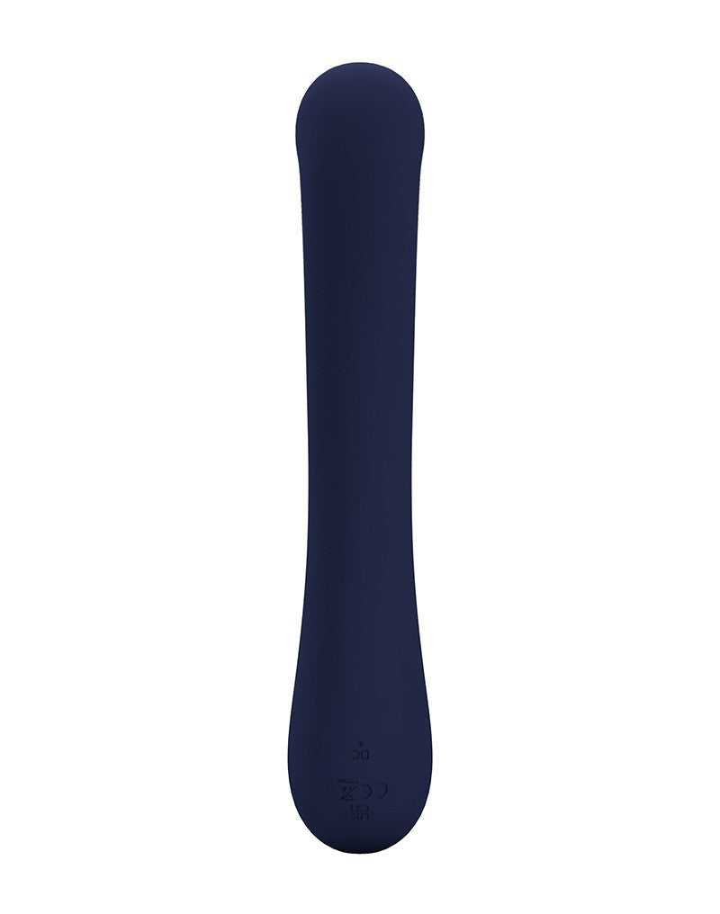4: Pretty Love - Lamar - Rabbit-Vibrator mit digitaler LED-Anzeige - Dunkelblau