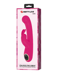 Pretty Love - Lamar - Rabbit-Vibrator mit digitaler LED-Anzeige - Pink