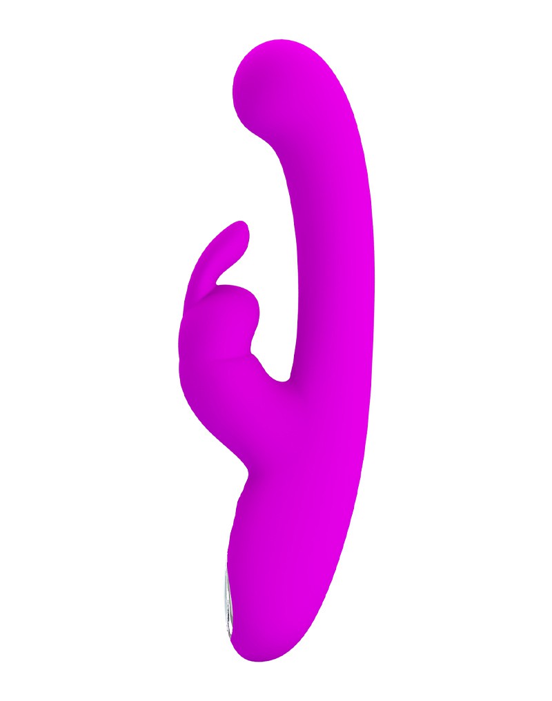 Pretty Love - Lamar - Rabbit-Vibrator mit digitaler LED-Anzeige - Lila