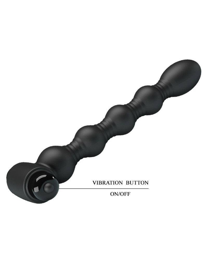 8: Pretty Love - Lynn - Vibrierende Analplug - Schwarz
