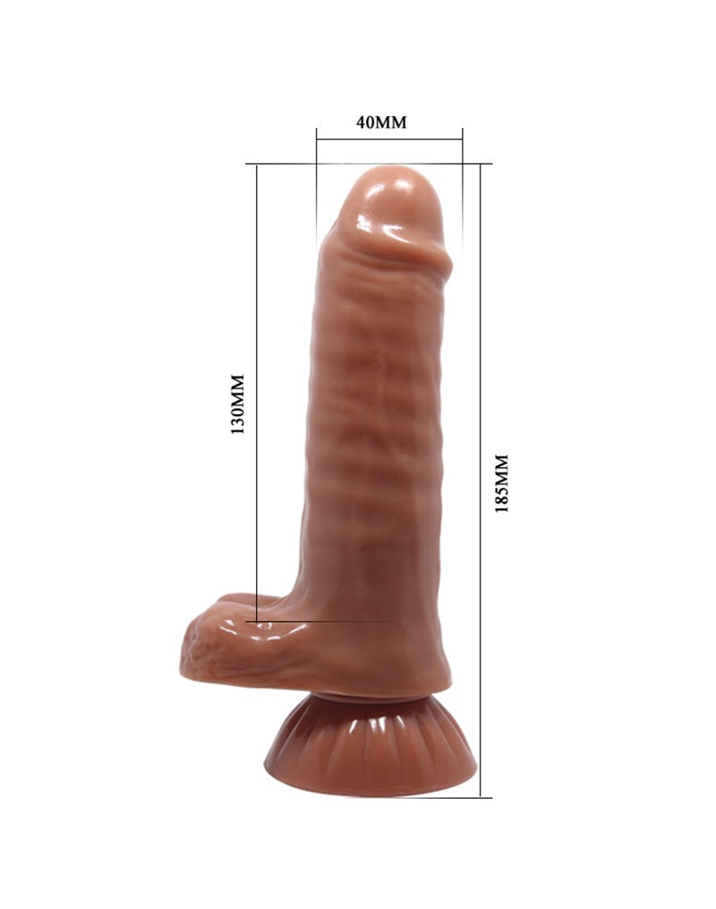 Pretty Love - Maddox - Vibrierender Dildo - Braun