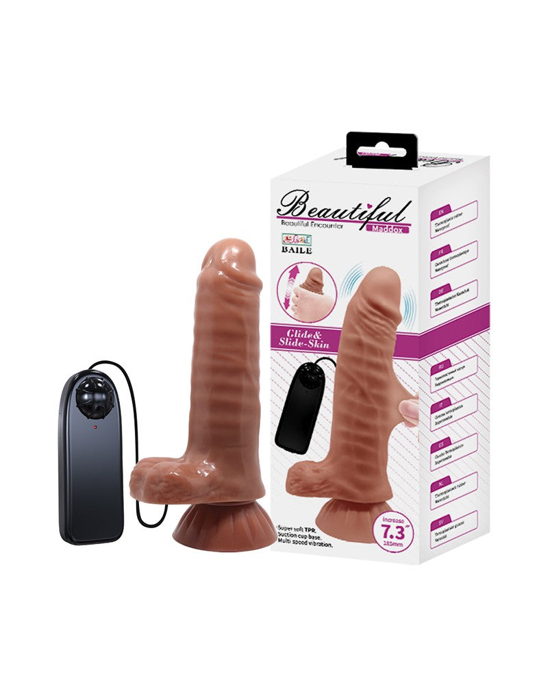 Pretty Love - Maddox - Vibrierender Dildo - Braun