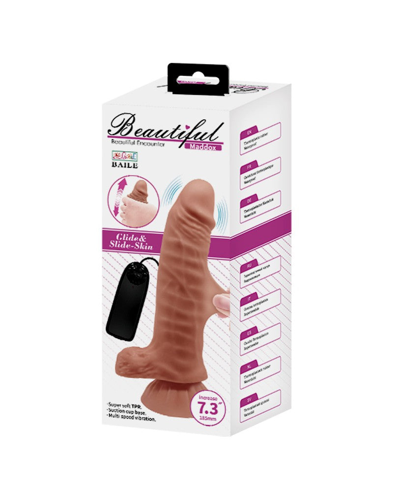 Pretty Love - Maddox - Vibrierender Dildo - Braun