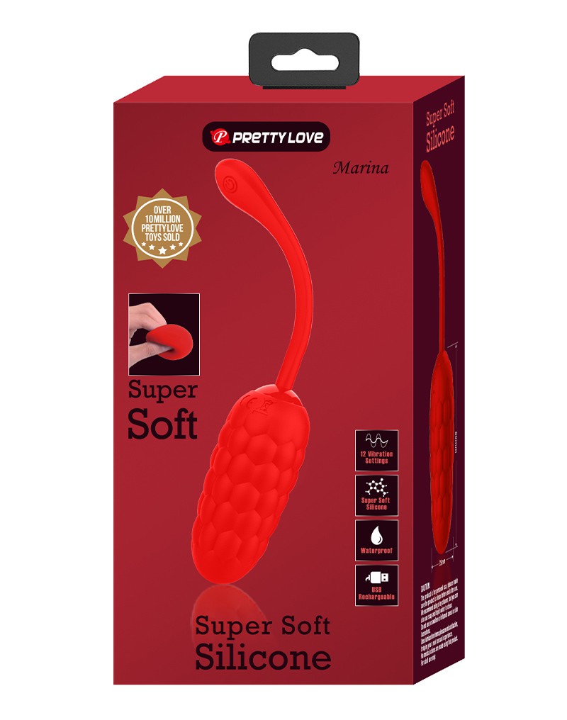 Pretty Love - Marina - Vibrierendes Ei - Rot