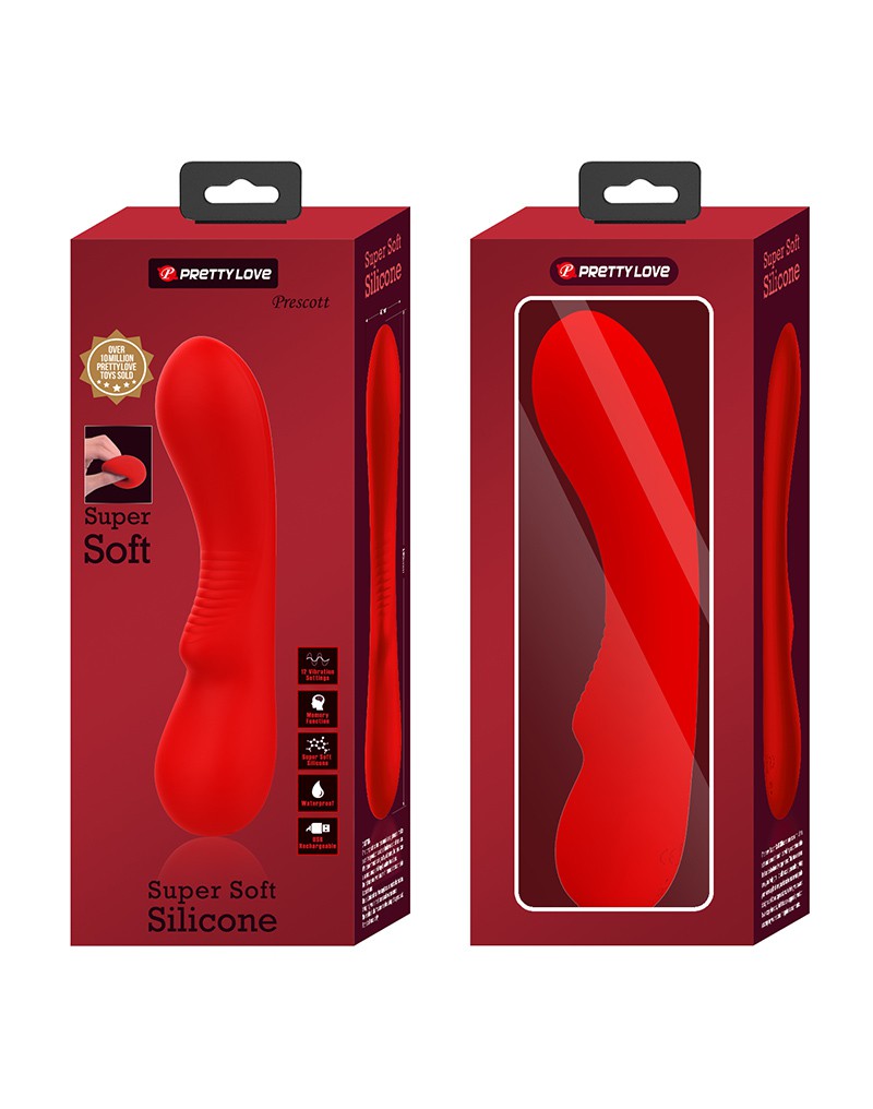 Pretty Love - Matt - G-Punkt-Vibrator - Rot