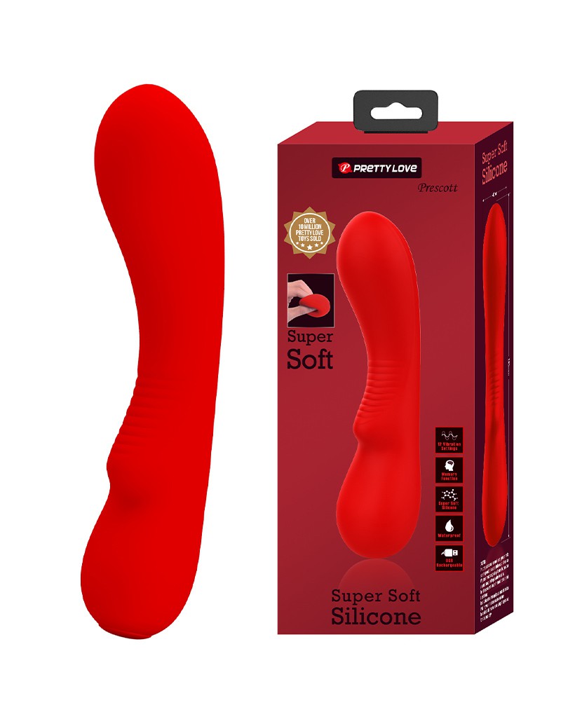 Pretty Love - Matt - G-Punkt-Vibrator - Rot