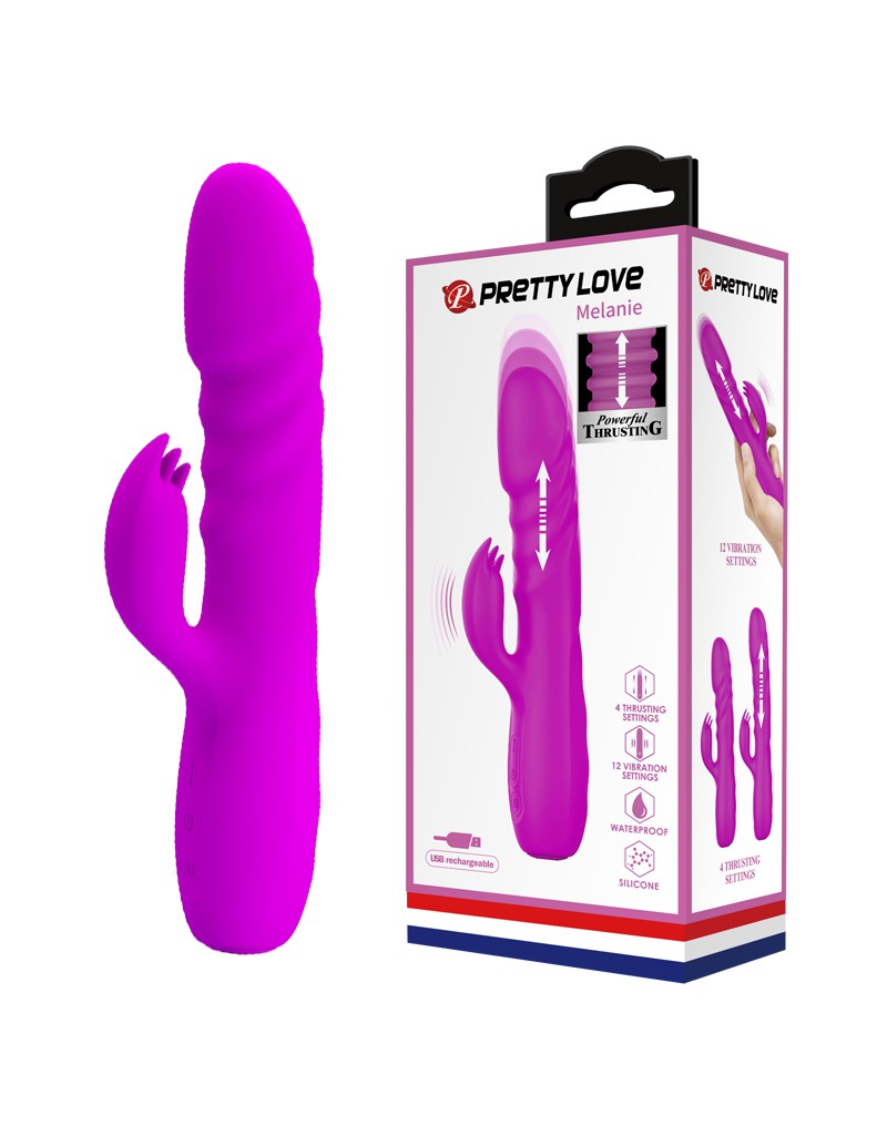8: Pretty Love - Melanie - Rabbit-Vibrator - Pink