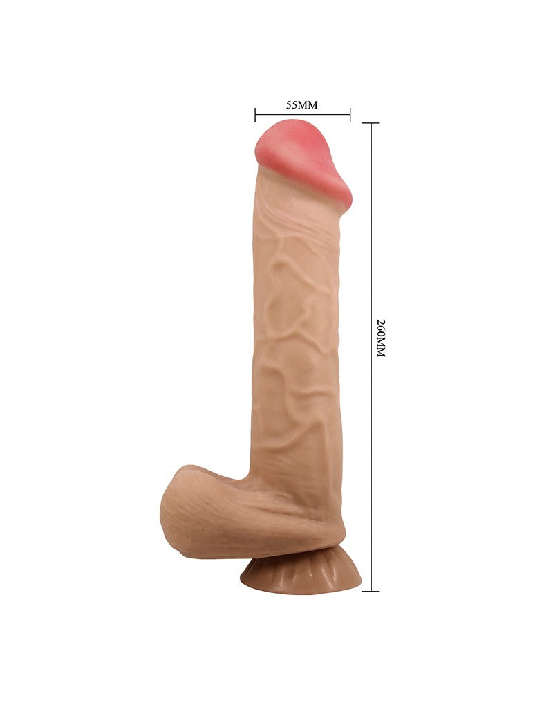 14: Pretty Love - Mendel - Sliding Skin 26 cm (Ø 5.5 cm) - Nude