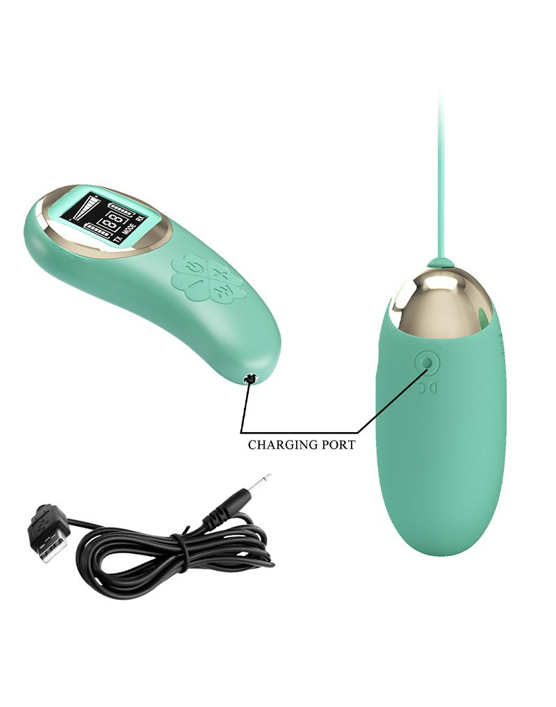 8: Pretty Love - Mina - Ei-Vibrator mit Fernsteuerung - Blau