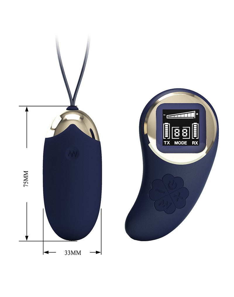 6: Pretty Love - Mina - Ei-Vibrator mit Fernsteuerung - Dunkelblau