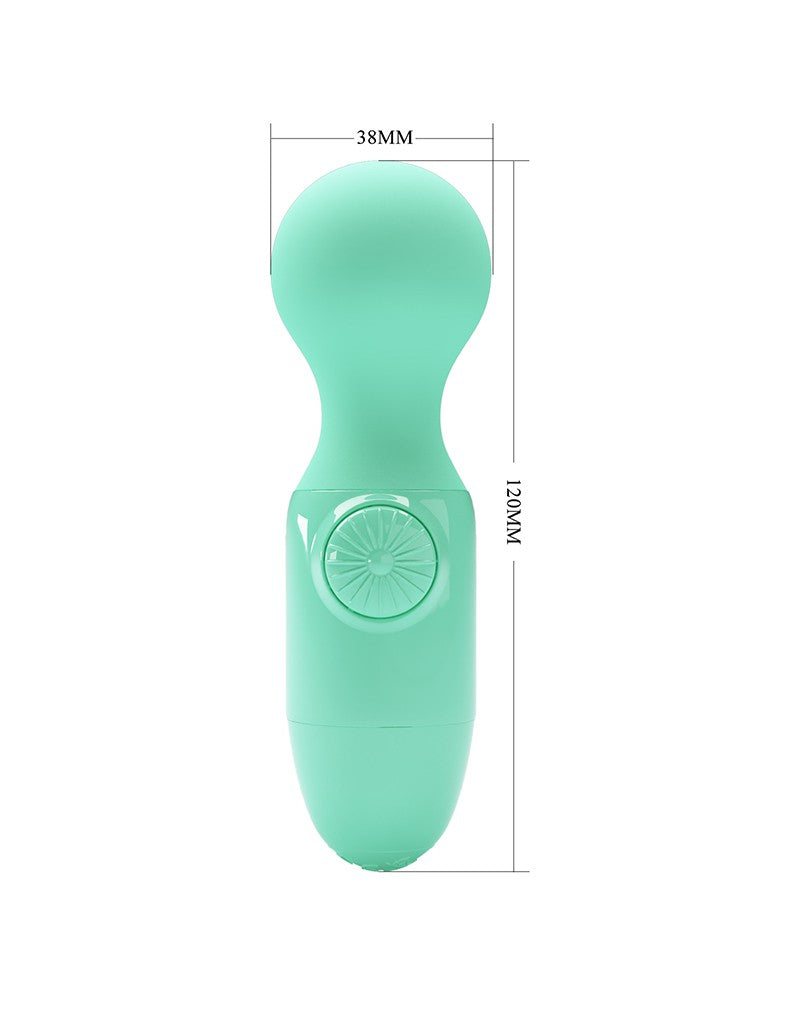 5: Pretty Love - Mini Stick - Mini Wand Vibrator - Grün