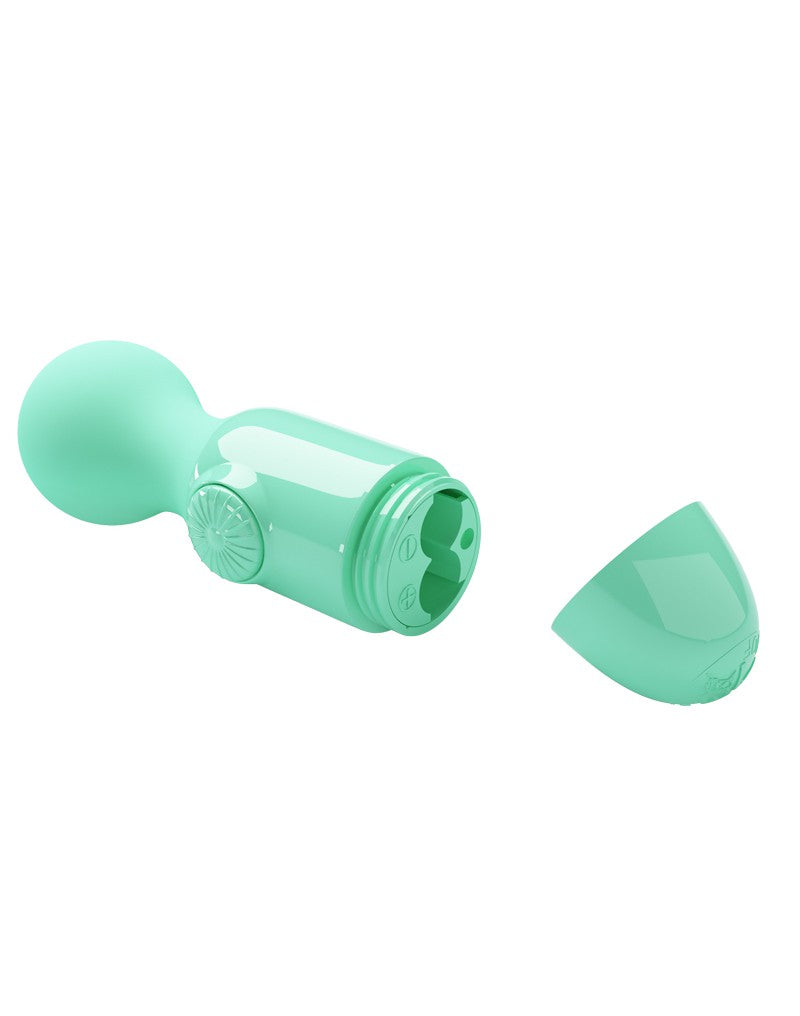 8: Pretty Love - Mini Stick - Mini Wand Vibrator - Grün