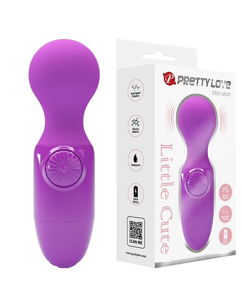 11: Pretty Love - Mini Stick - Mini Wand Vibrator - Lila