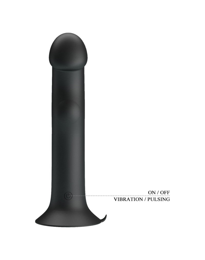 6: Pretty Love - Murray - Vibrationsdildo 19 cm - Schwarz