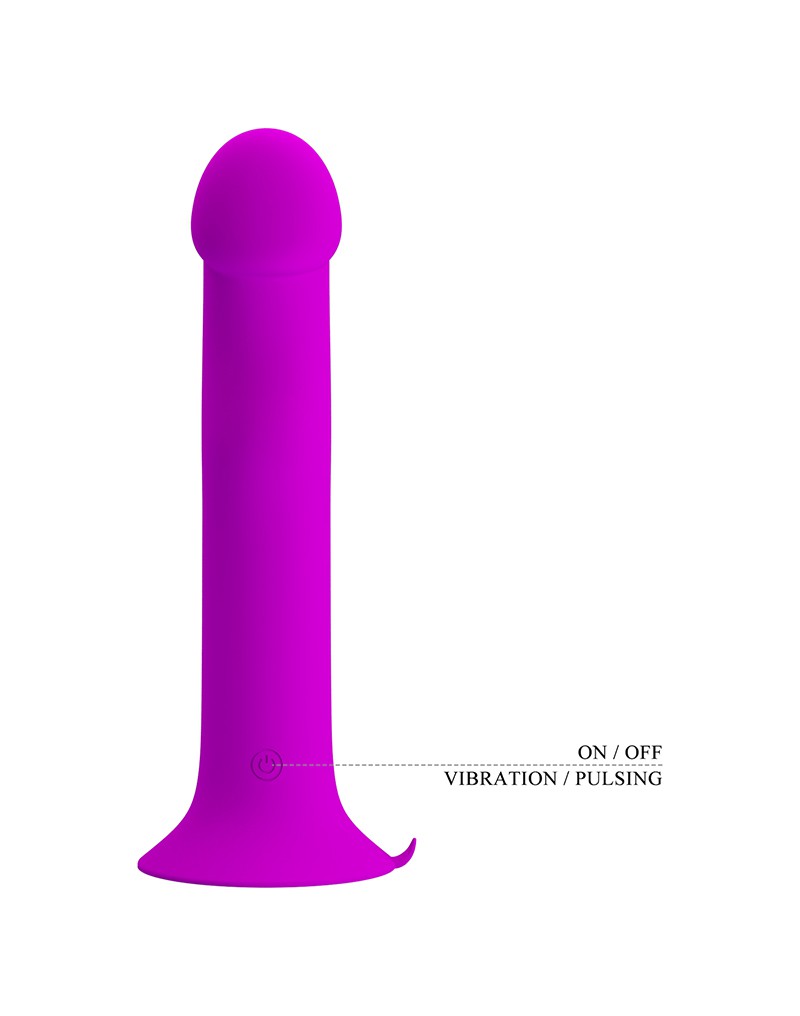 7: Pretty Love - Murray - Vibrationsdildo 19 cm - Lila