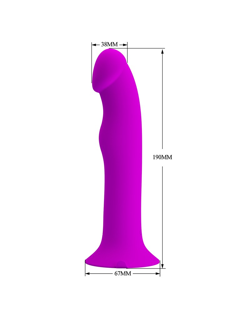 5: Pretty Love - Murray - Vibrationsdildo 19 cm - Lila