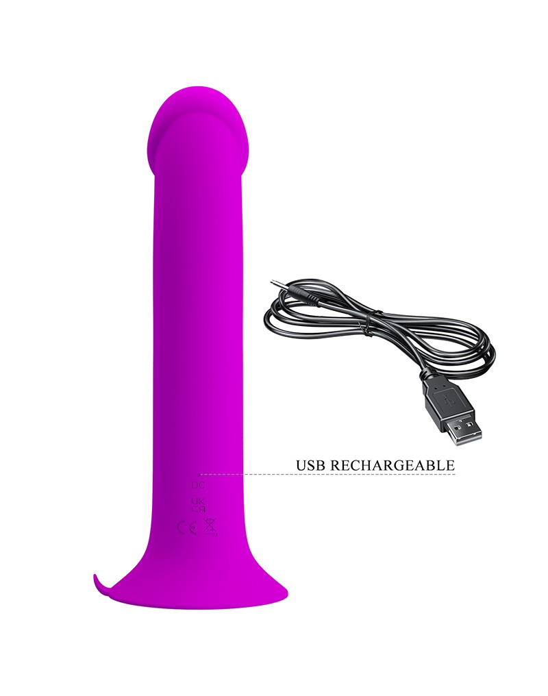 Pretty Love - Murray - Vibrationsdildo 19 cm - Lila