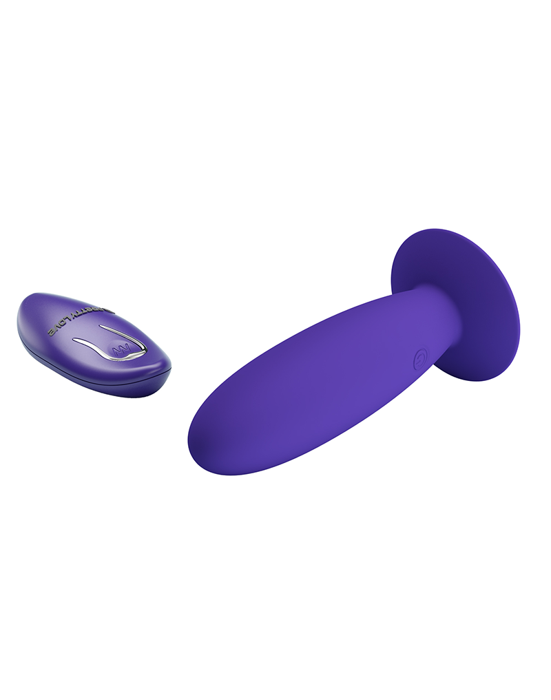 5: Pretty Love - Murray-Youth - Vibrierender Buttplug mit Fernbedienung - Lila