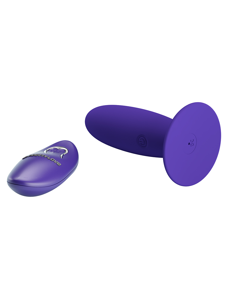 6: Pretty Love - Murray-Youth - Vibrierender Buttplug mit Fernbedienung - Lila